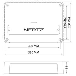 Hertz VENEZIA V6 - MARINE 6 KANALS FORST�RKER 6x270W