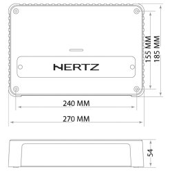Hertz VENEZIA V5C-MARINE 5 KANALS FORST�RK COMP 4x115W+1x550
