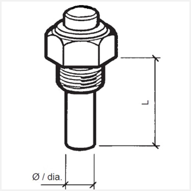 VDO sensor olie temp. 6-24v, m18x1,5