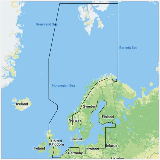 C-map Y050 Discover, Skandinavien til Lowrance,Simrad &amp; B&G