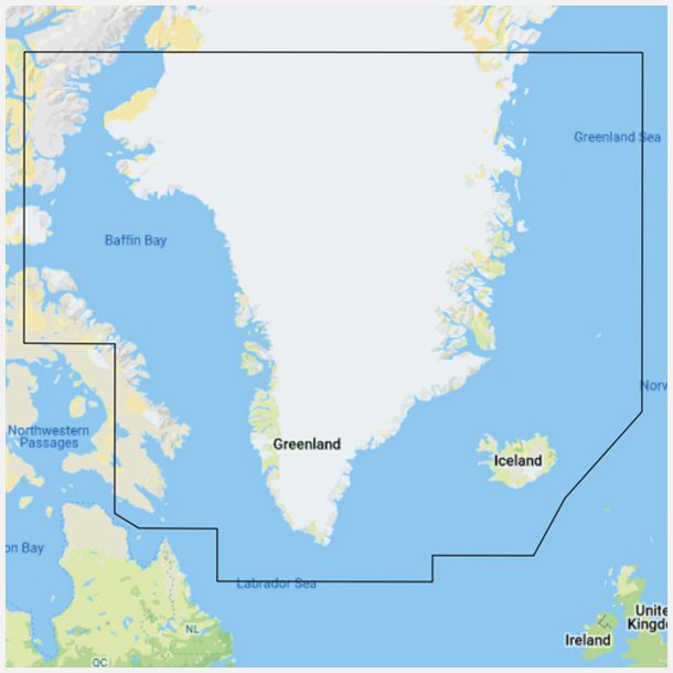 C-Map Y040 Discover, Grnland til Lowrance,Simrad &amp; B&G