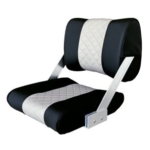 ESM styrestol ST45 Lux sort med lyse gr� bredde 42cm