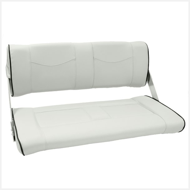 Dobbelt sofa Lux lysegr med bl