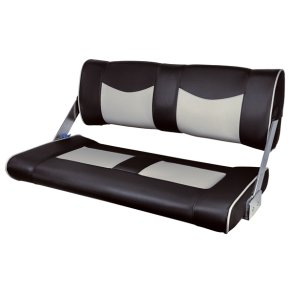 ESM ST90 Dobbelt sofa Lux sort med lysegr�, bredde 90 cm