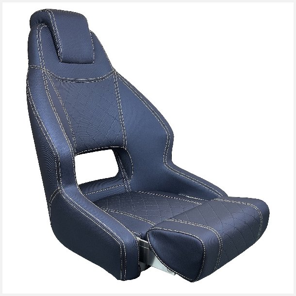 ESM RM52 styrestol med flip up puf Navy