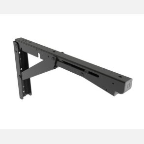 Roca hyldekngt sammenklappelig sort 171x318,5mm AISI304