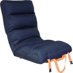 1852 foldes�de Comfy Big, m�rkebl�/orange