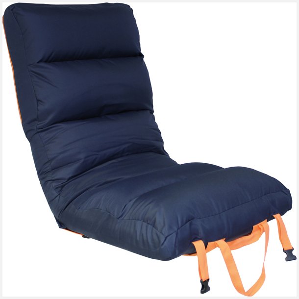 1852 foldes�de Comfy Big, m�rkebl�/orange
