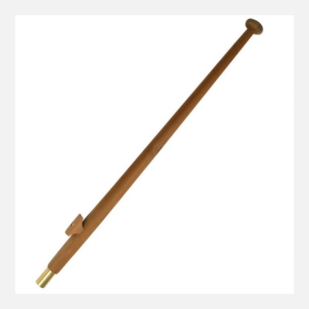 Roca flagspil teak bsning 25mm, 121cm