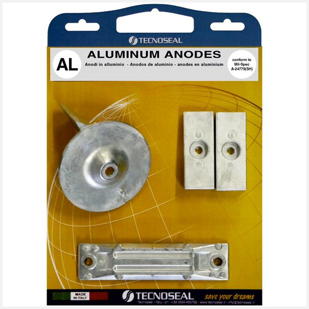 Alu anode kit til honda 40hk &amp; 50hk