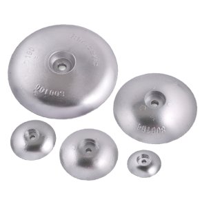 1852 Zink rundanode til Fairline/Sealine 90mm 450g