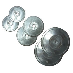 1852 Zink tallerken anode s�t �70mm 250 gr