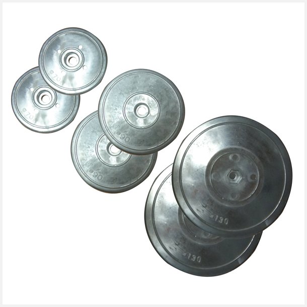 1852 Zink tallerken anode s�t �70mm 250 gr