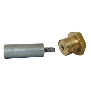 1852 Bukh motorzink komplet zink:L35 12 M5 mtrik: 3/8