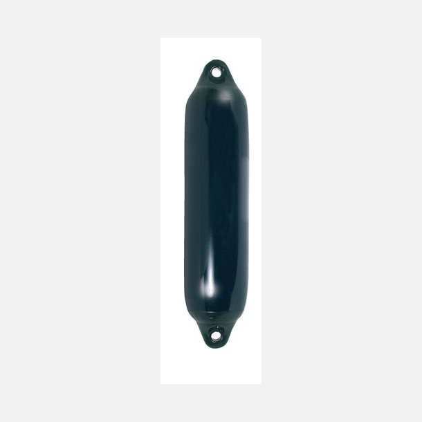 Polyform fender F1 navy/sort top, 150x610mm