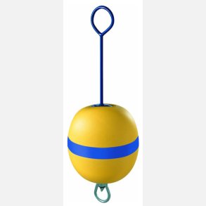 Polyform MG40 fortjningsbje lang stang L 890mm 285mm gul