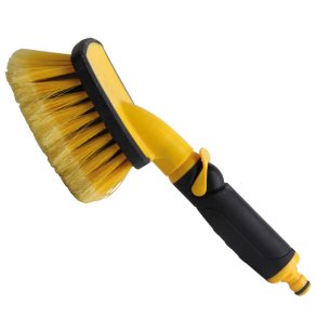 1852 vaskebrste 8x12cm med vandgennemlb, kort on/off hndt