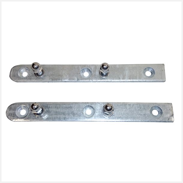 Beslag til brostige. Galv. Set of 2 pcs.