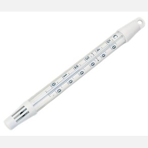 Badevandstermometer i plast med lod