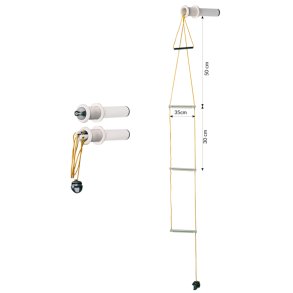 Sikkerhedsstige planmonteret