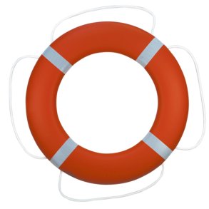 Redningskrans FP 450 SOLAS rd uden kasteline