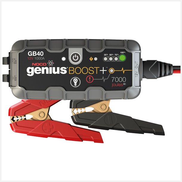 Noco Genius GB40 jumpstarter, 12V / 1000 Amp