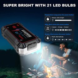 Avapow A9 jump starter 12V, peak 1500Amp