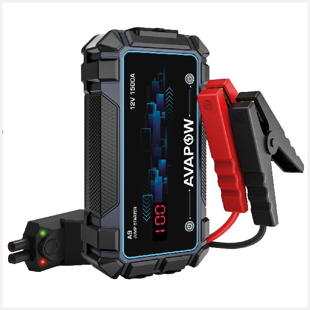 Avapow A9 jump starter 12V, peak 1500Amp