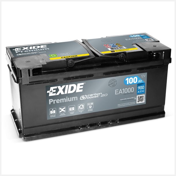 Exide Start batteri Premium, 100 Amp