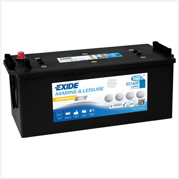 Exide Equipment batteri gel, 140 Amp