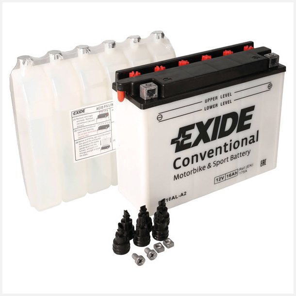 Exide 12V batteri EB16AL-A2 16AH
