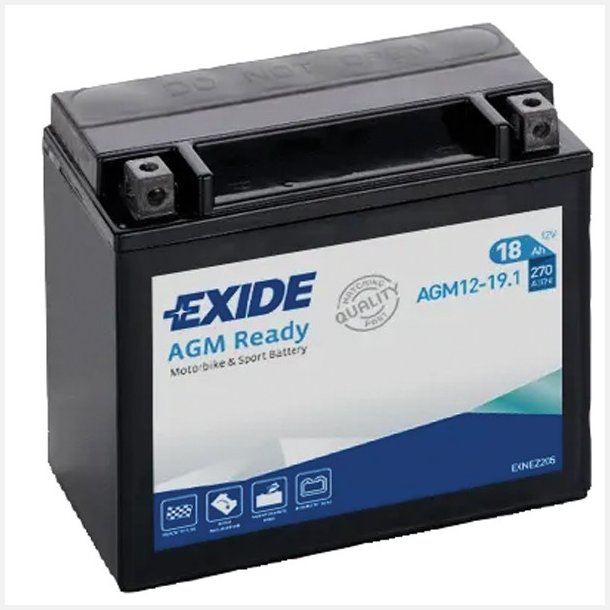 Exide 12V batteri ETX20H-BS