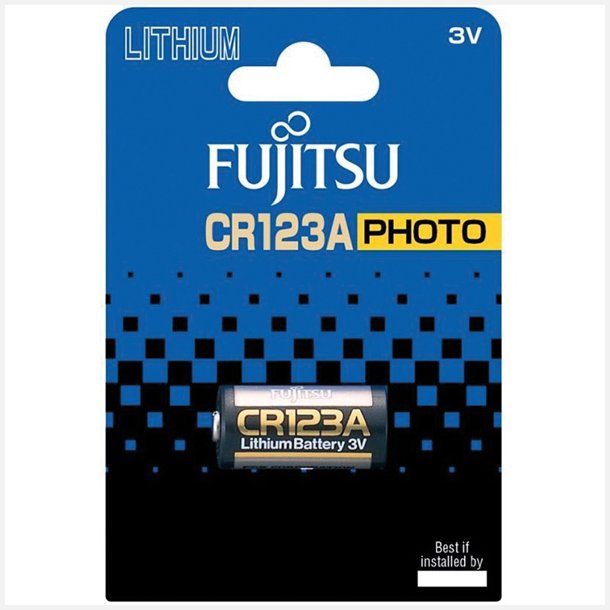 Fujitsu CR123A Lithium batteri 3V