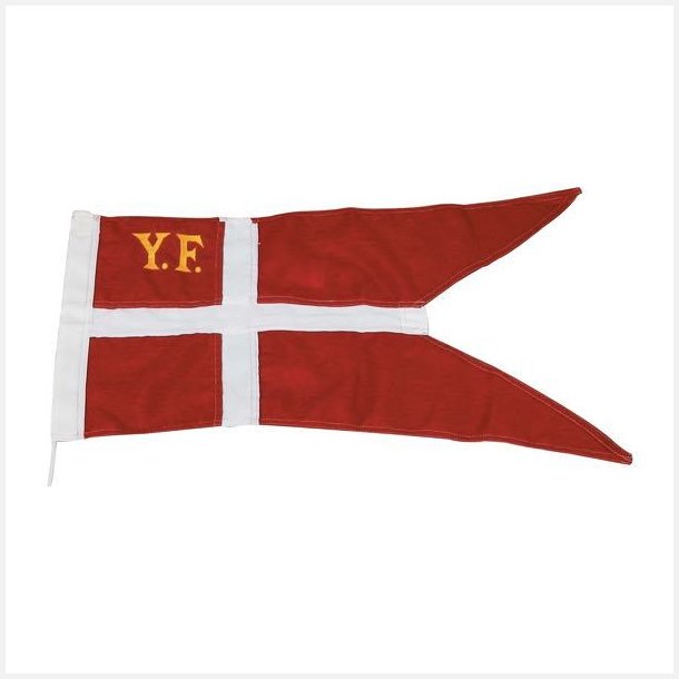 1852 yacht flag med 3mm snor, 42 x 80cm