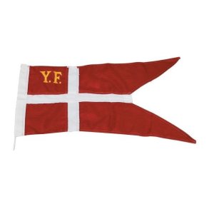 1852 yachtflag 65 x 125cm syet & med 3mm 25cm snor