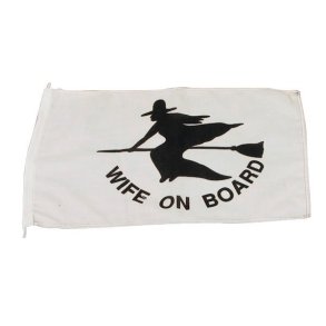 1852 Humr-flag wife on b. 30x45cm