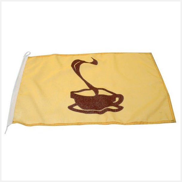 Humr-flag kaffe-flag 30x45cm