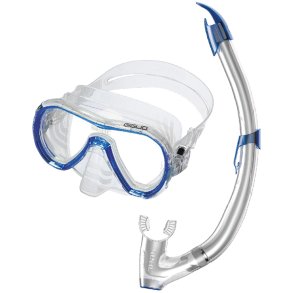 SEAC Giglio Snorkelst maske og snorkel bl str. voksen