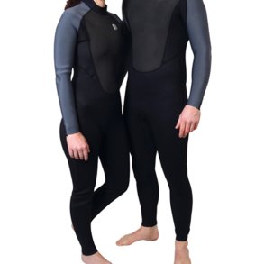 1852 vddragt junior langmodel 3/2mm sort/gr str. 125cm