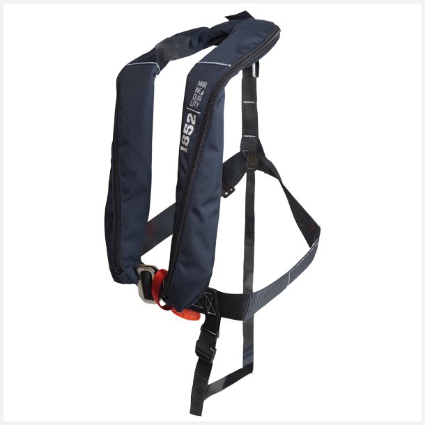 1852 Aero plus vest ISO 165N m/harness, Navy