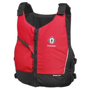 Crewsaver Sport 50N flydevest, Rd M/L brystml 99-111cm