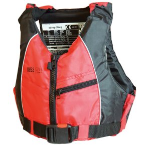 1852 svmme/jolle/SUP vest rd/sort 30-50 kg