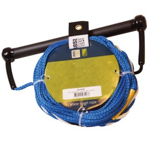 1852 wakeboard line med gummihndtag 20 m 2 sektioner