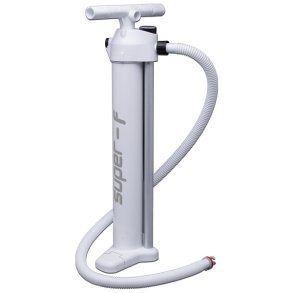 Super-F H�ndpumpe med manometer til sup 2 bar 2x2100cc hvid