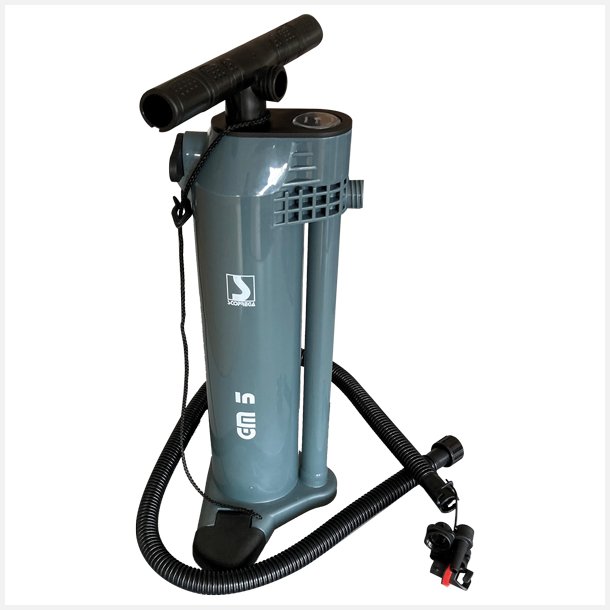 H�ndpumpe GM 5 dobbeltvirkende 2 x 2400 cc 14,5 psi