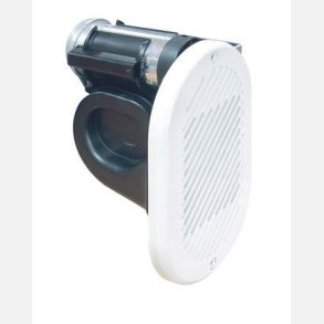 El-horn 12V til indbygning hvid