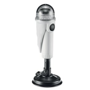 Led lanterne 360° hvid til gummibd med sugekop