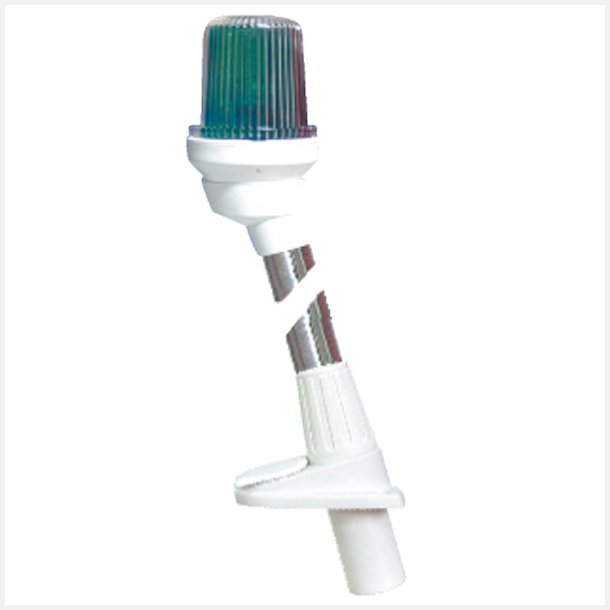 Lalizas Lanternemast aftagelig 3-farvet 12V 10W 2nm 540mm hvid