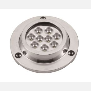 Undervandslys pbygning 21.6W 10-30V 9 LED bl