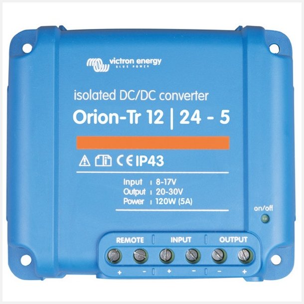 Victron Orion TR omformer IP43, 24-12V / 5 Amp